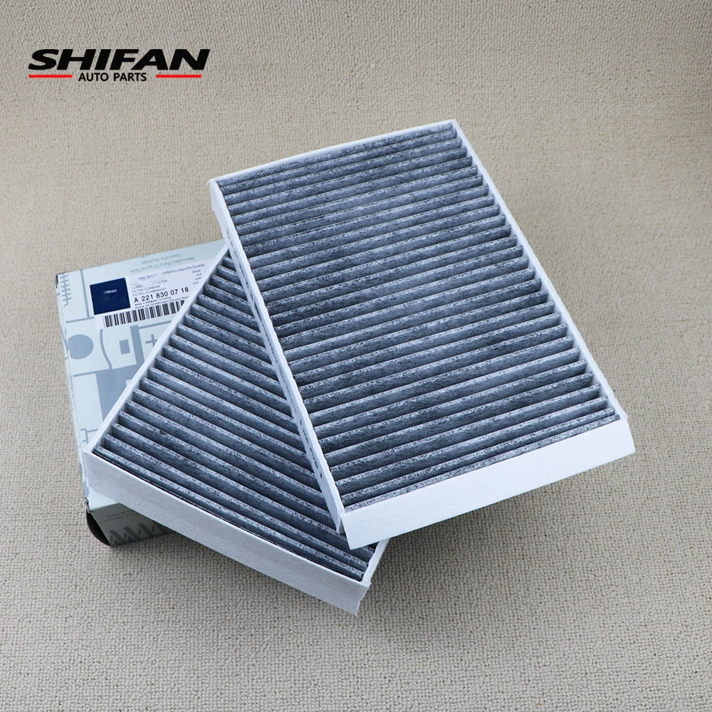 2218300718 углеродный воздушный фильтр кабины для Benz W221 S250 S300 S320 S320 S350 S400 S420 S500 S600 S63 AMG C216 A2218300718