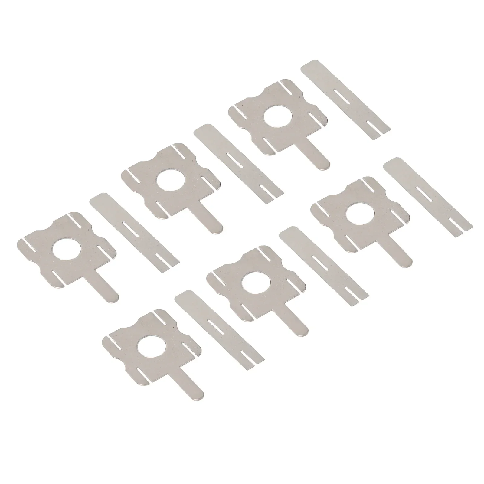 Y-образная никелевая полоса 5 комплектов никелированных стальных ремешков