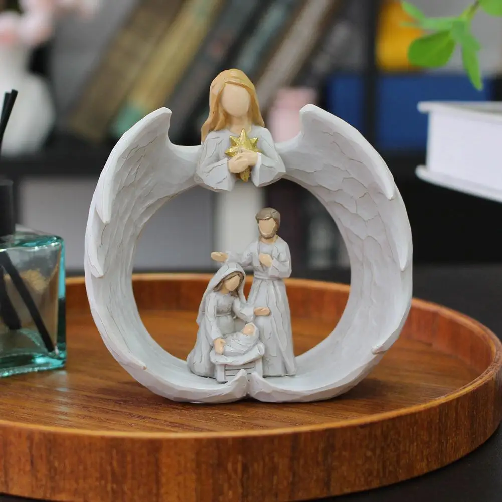 Статуэтка из смолы в виде крыльев Ангела