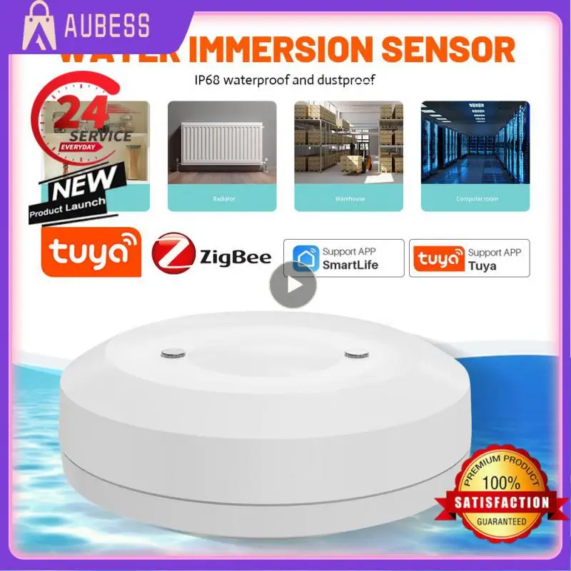 

Датчик утечки воздуха Tuya, датчик утечки воды с приложением Zigbee, удаленный мониторинг утечки воды, датчик утечки воды для умного дома