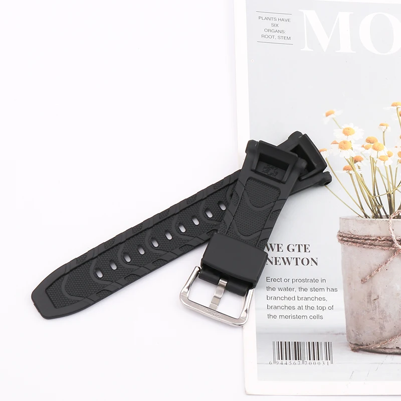 Rubber resin watch strap Suitable for Casio Protrek Prg-240 PRG-40 Pathfinder Men's Outdoor Sports Watch band