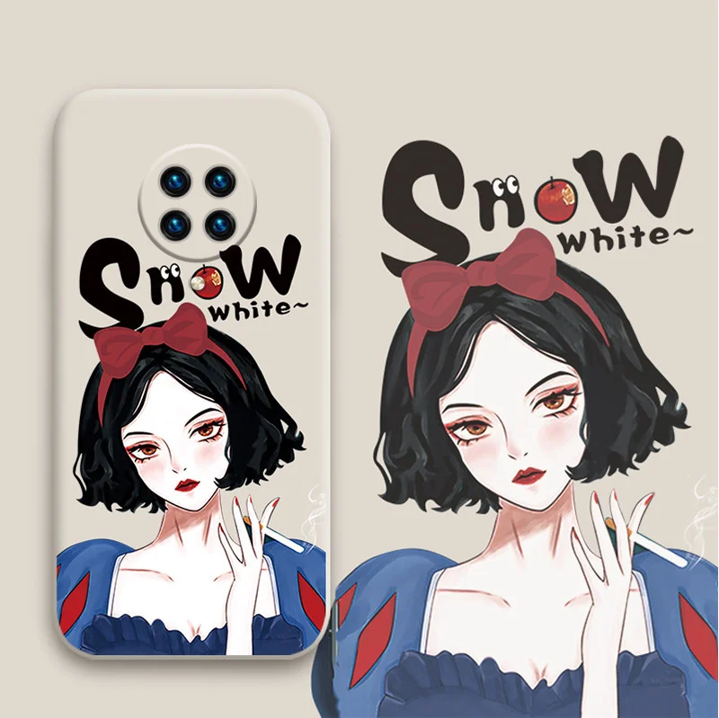 

Fugitive Snow White Suitable for Red Rice K30pro Mobile Phone Case Liquid Silicone K30pro Cover Exclusive Commemorative Edition