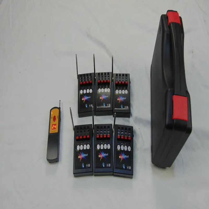 

24 сигнала, умный дневной свет, DJ счастье, DB04R, холодный Пиро, огненный воспламенитель, пульт дистанционного управления, система обжига для свадьбы с каблуком