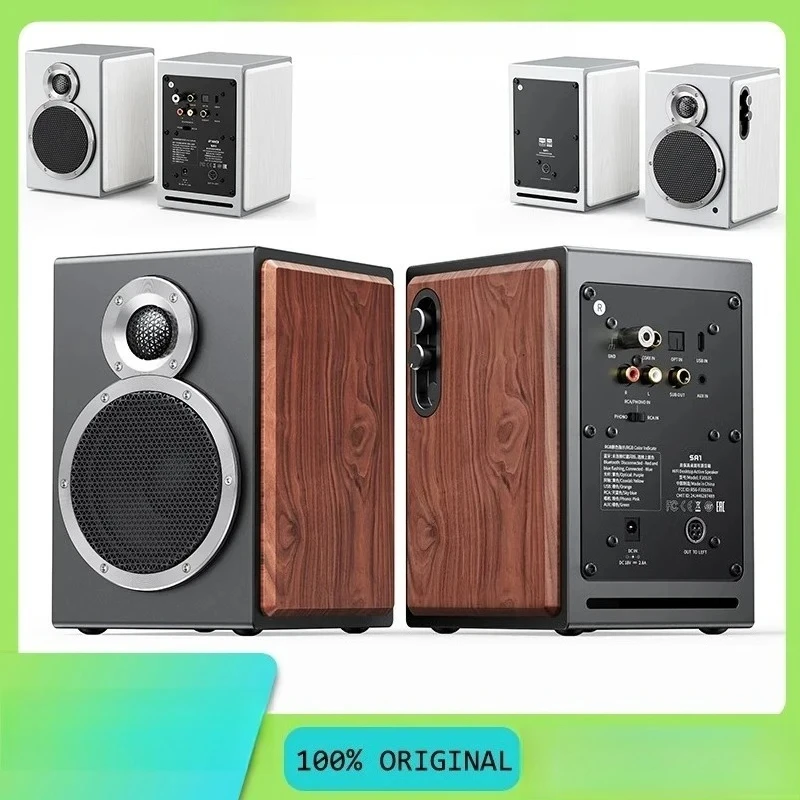 Фото Активная настольная колонка FiiO SA1 с поддержкой высококачественного звука LDAC и Bluetooth-кодирования высокой четкости, с регулятором громкости №1