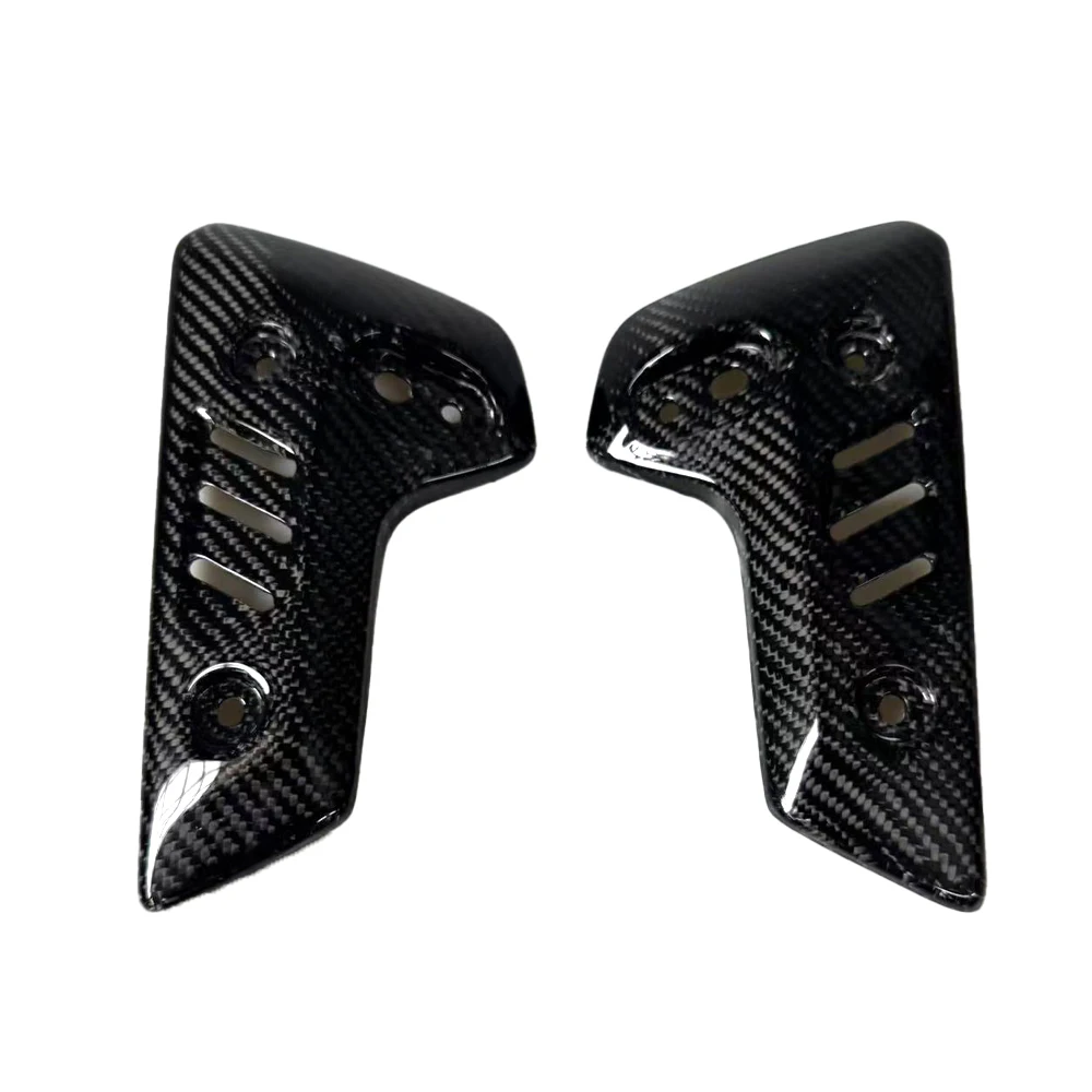 

Для Triumph Street Triple 1200, аксессуары для мотоциклов из углеродного волокна, внешние крышки радиатора, боковые панели, защита радиатора