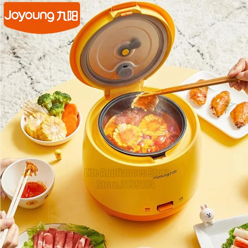 

F181 Joyoung Rice Cooker 1.5L Non-Stick Multi Cooker One Key Operation Japanese Style Rice Cooking Pot Porridge Soup Steam Pot