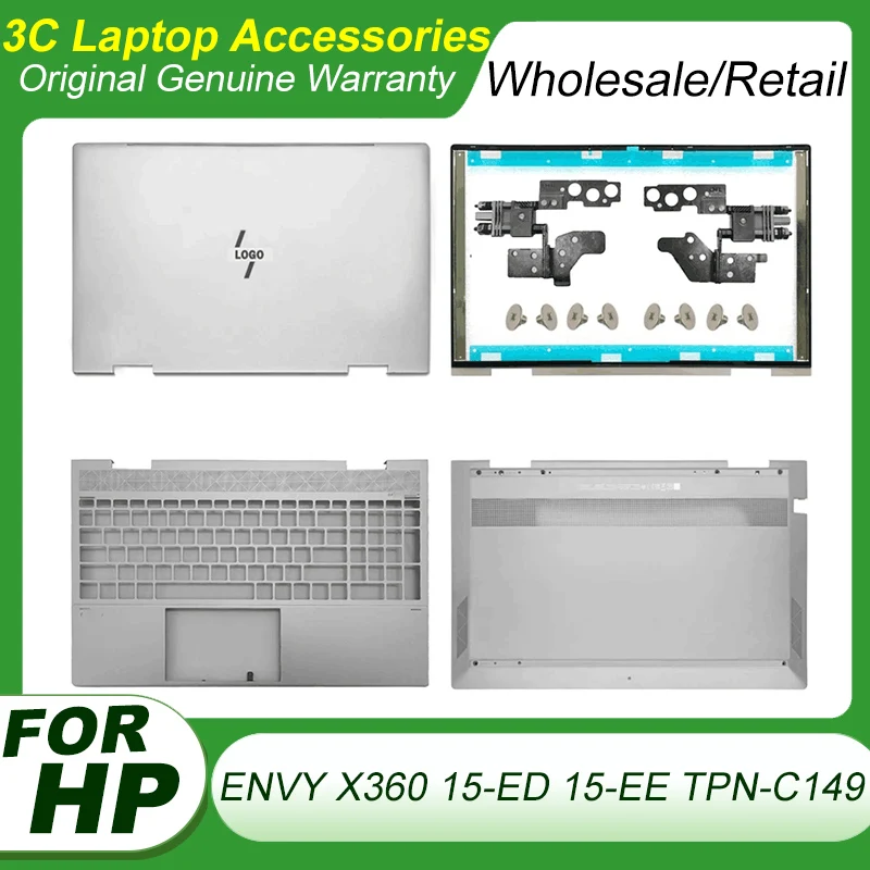 Новинка для ноутбука HP ENVY X360 15-ED 15M-ED 15-EE 15M-EE TPN-C149 задняя крышка ЖК-дисплея передняя