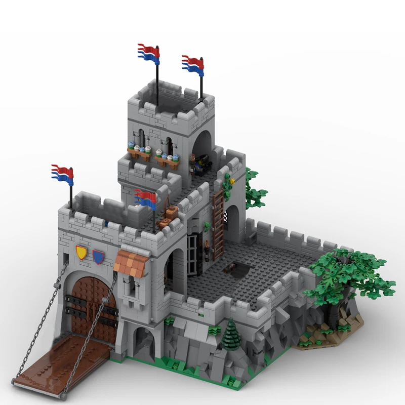 2726 шт. европейские средневековые уличные рыцари Королевская цитадель модель