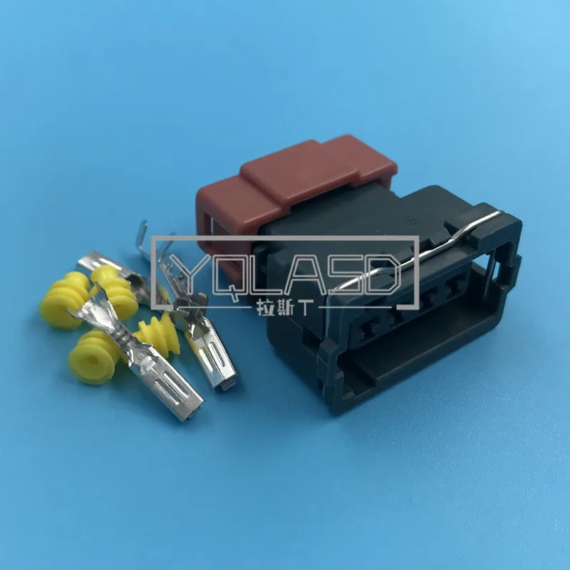 

1 компл. 4-сторонний MAFS S13 SR20 Датчик массового расхода воздуха ГНЕЗДО AMP Tyco Plug Электрический Водонепроницаемый Автомобильный разъем