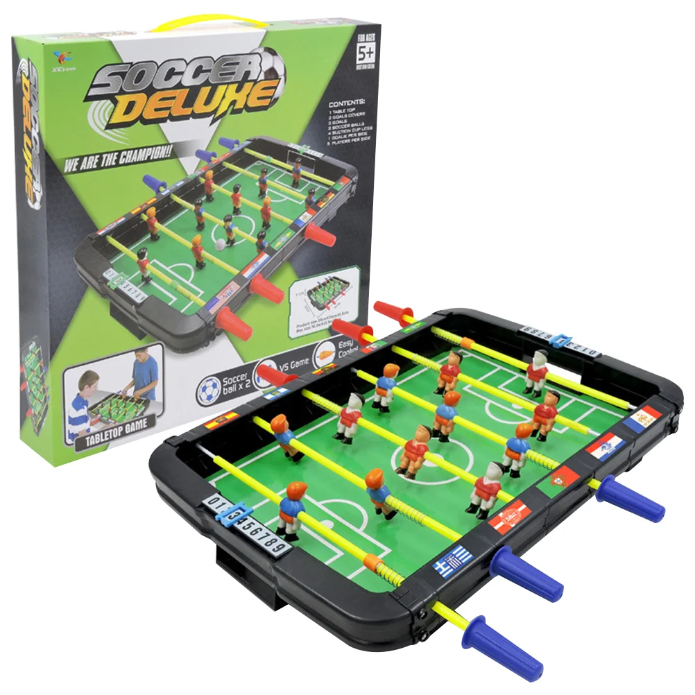 

Foosball Table Game Football Tabletop Soccer Kids Mini Sports Hand Toys Desk Duty Heavy Desktop Set Outdoor