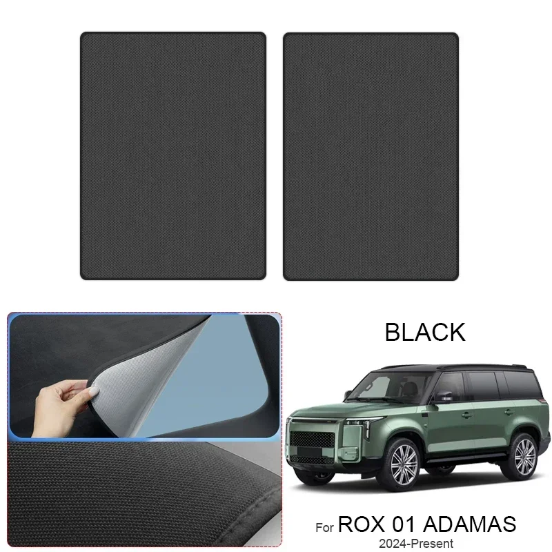 Фото Для ROX 01 ADAMAS-Present: Автомобильный солнцезащитный козырек из замшевой ткани с защитой от УФ-излучения и электростатической адсорбцией, теплоизоляция для люка/панорамной крыши №1
