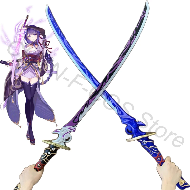 

Genshin Impact Beelzebul Cosplay Shogun Props Anime Game Raiden Ei Role Play Uniform Accessories Halloween Christmas Carnival