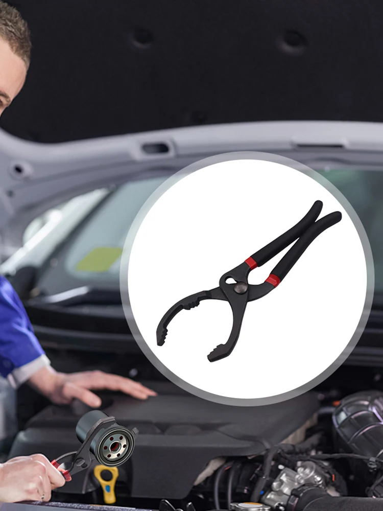 10/12 Inch Oil Filter Pliers Clamp Type Wrench Remove Disassembly Tool Element Adjustable Hand Tools