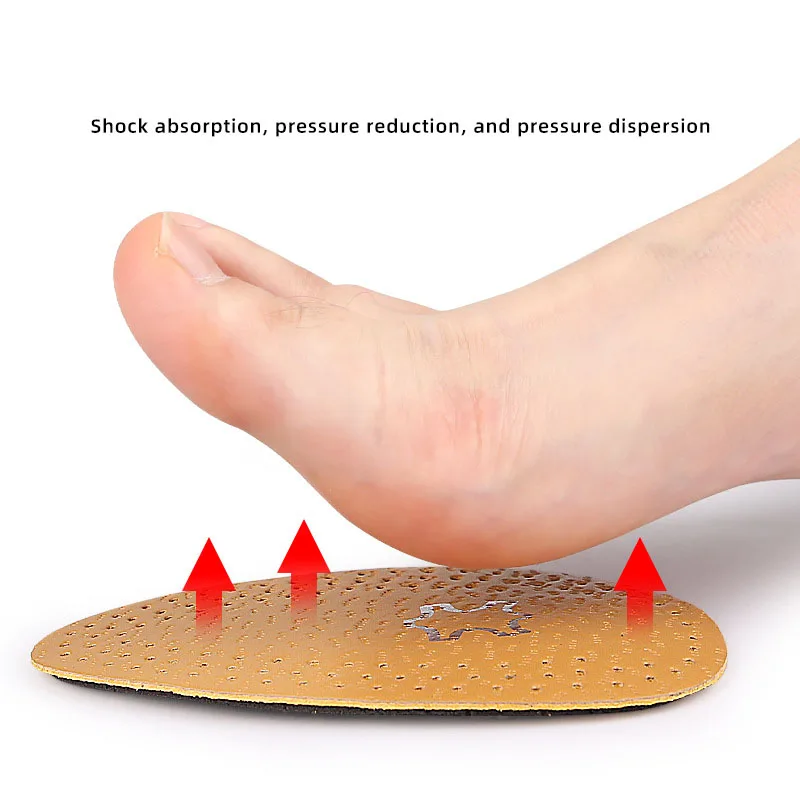 Wkładka na przednią część stopy dla kobiet i mężczyzn Oddychająca wkładka antypoślizgowa Półwkładki Okrągłe poduszki palce