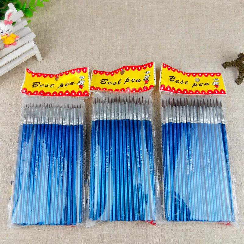 

100 Psc Drawing Edge Nail Art Drawing Pen Depicts The Drawing Tool Paint Brushes