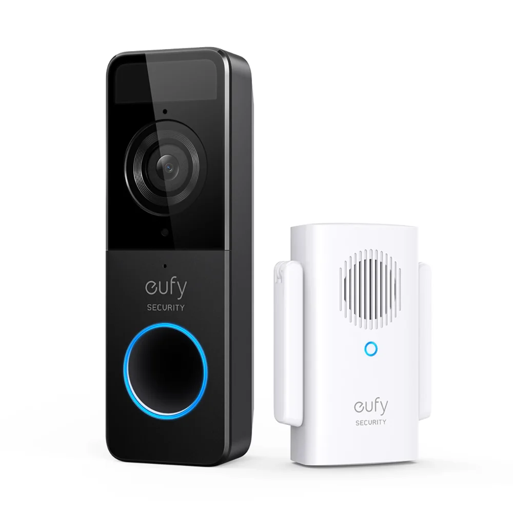 Security by Anker- Wireless 1080p Video Doorbell with Chime, 120 Day Security, No Subscription, Locally Stored Data