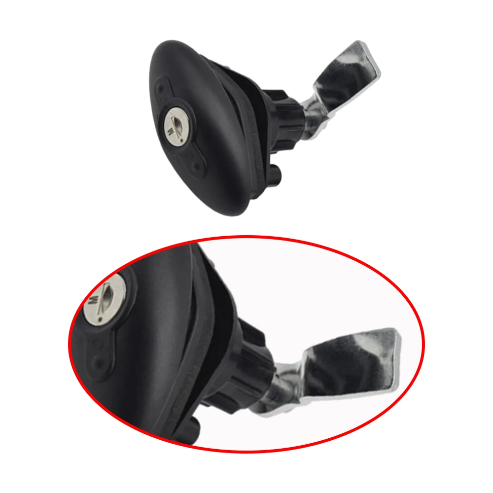 Черный дверной замок люка для прицепа автофургона дома на колесах толщина рамы 38