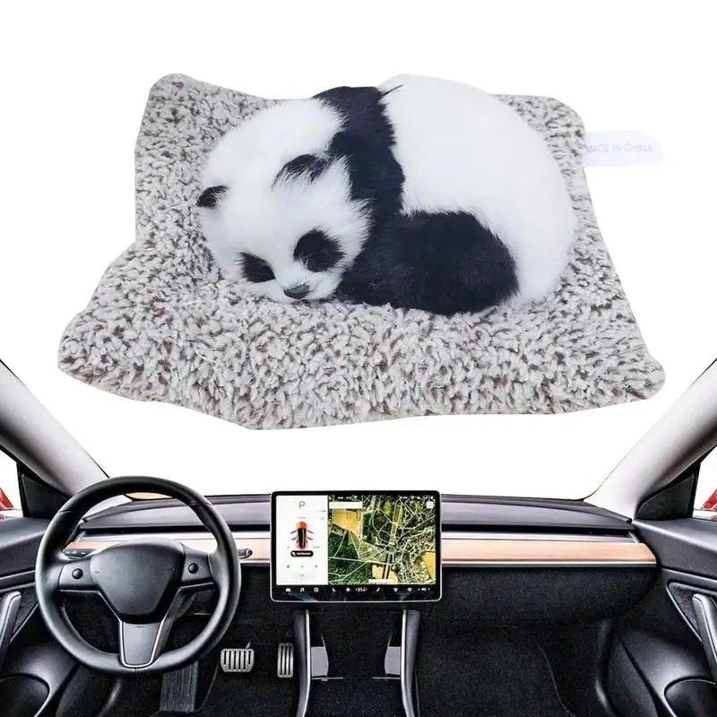 

Dashboard Panda Ornament Automobile Interior Dashboard Decorations Cloth Cushion Cute sleeping Panda Car Interior Ornaments