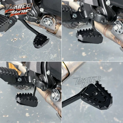 Педаль ножного тормоза, увеличенная ступенчатая пластина для Honda XL750 Transalp 750 2023-2025, удлинитель рычага ножного тормоза, удлинитель, наконечники, подставка