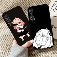 spy%c3%97family anime phone case for huawei p40 p30 p20 p10 lite honor 9 10 20 pro 7x 8x 9x prime p smart z 2021 back silicone cover