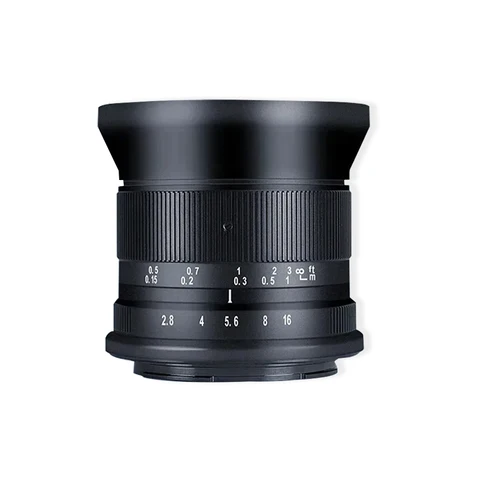 Суперширокоугольный объектив 7artisans 12 мм F2.8 II APS-C с ручной фокусировкой и ручной фокусировкой для Sony A6000 Fuji X-A1 X-T20 Canon M3 R5 Nikon Z5