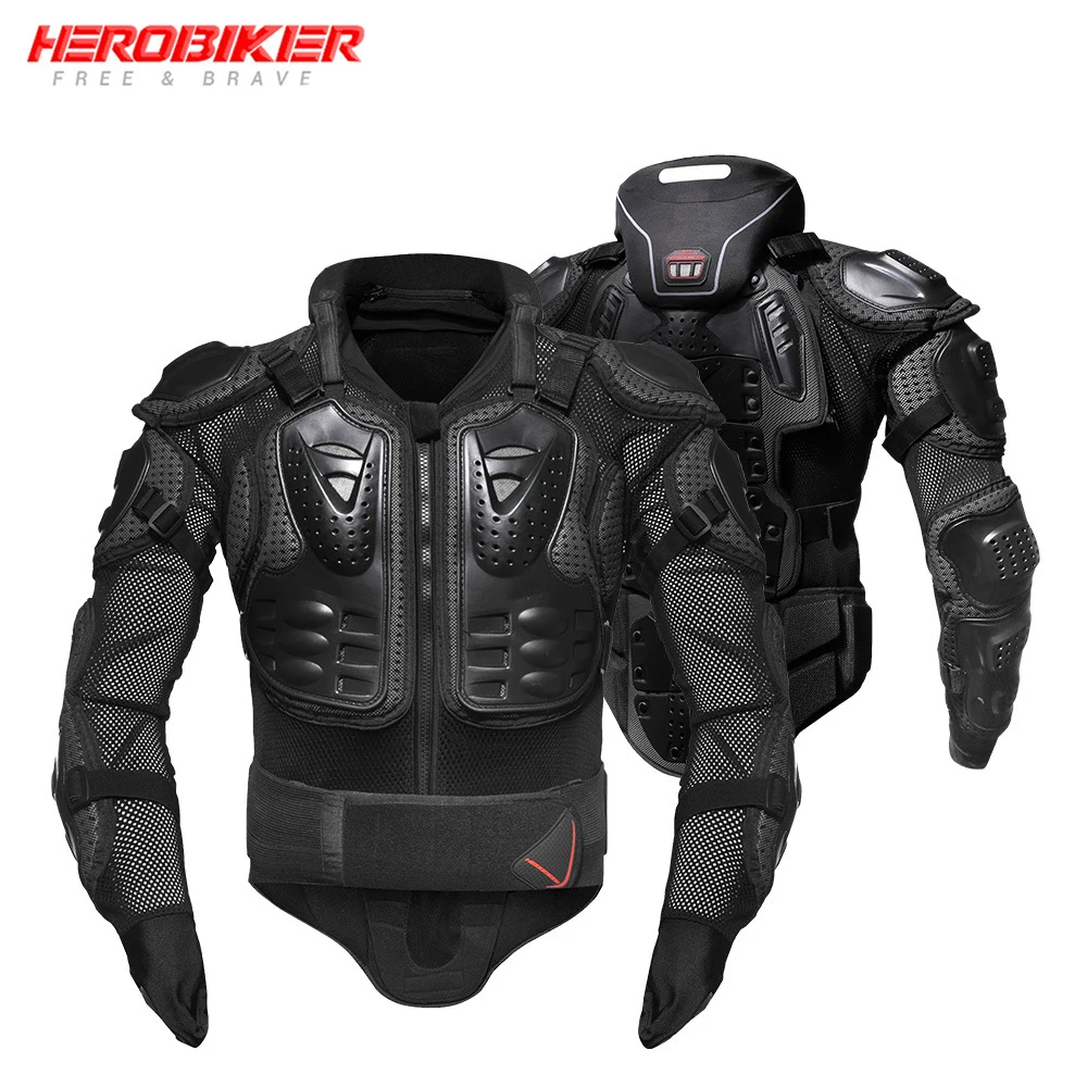 Куртка мотоциклетная HEROBIKER бронированная защита дышащая для тела защитная