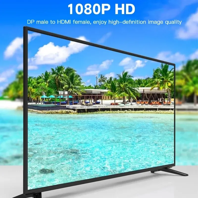 4K DP-HDMI-совместимый адаптер-конвертер Display Port Мужской DP-Женский HD ТВ-кабель-адаптер