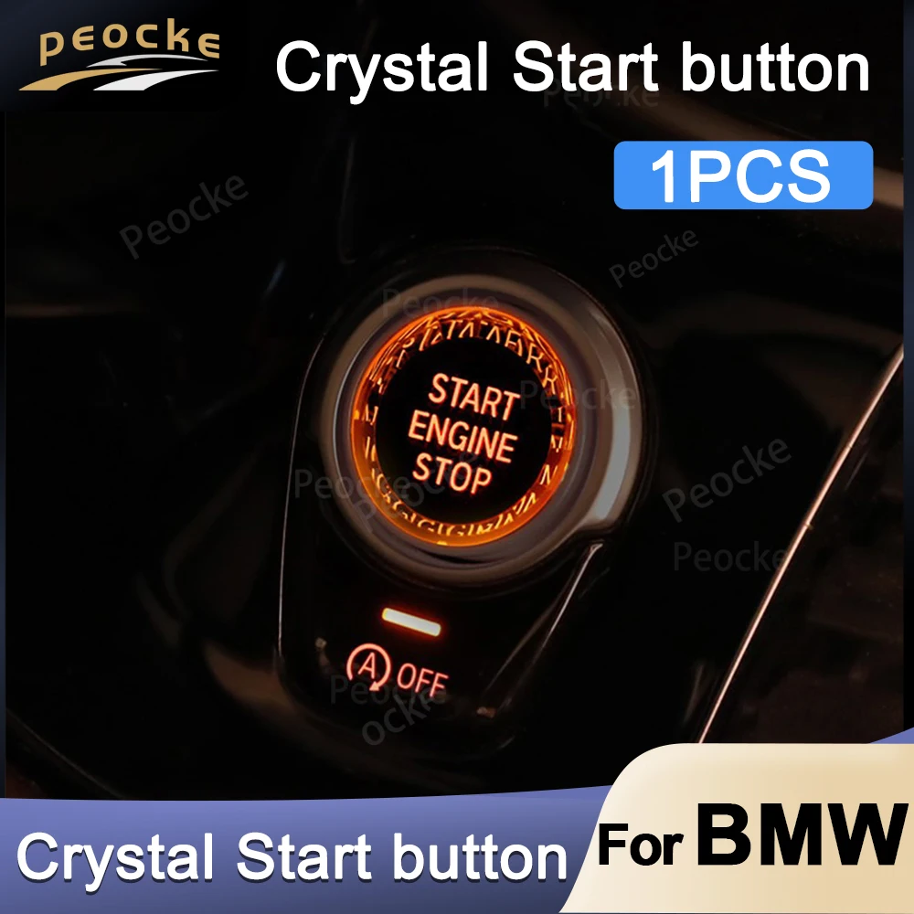 Кнопка переключения двигателя Crystal Start Stop для BMW G20 G26 G28 G29 G05 G30 F10 F20 F30 F26 F22 E71 E70