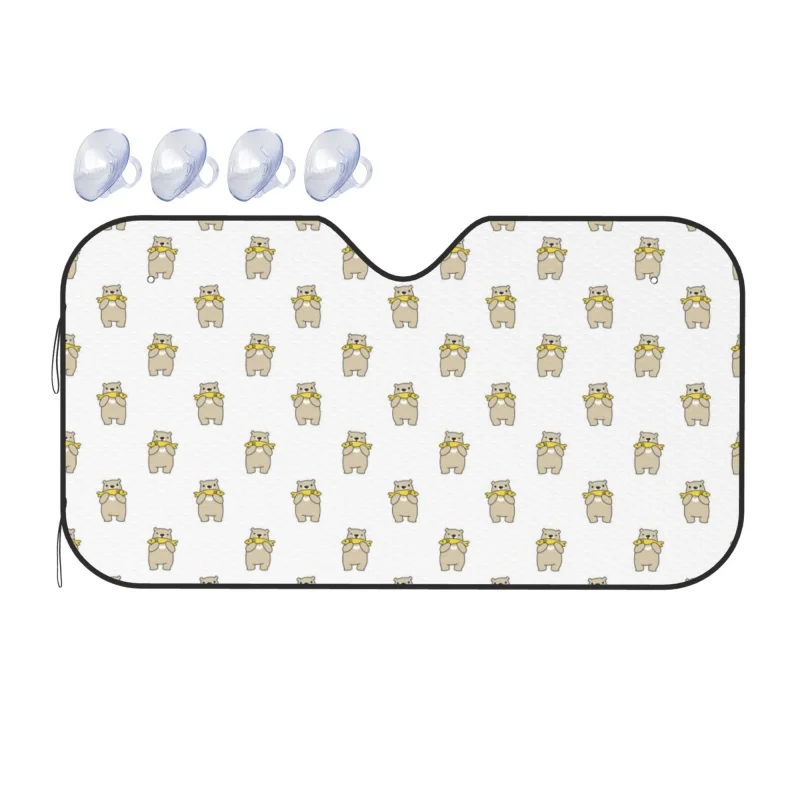 

Бесшовный солнцезащитный чехол для лобового стекла автомобиля Bear Polar