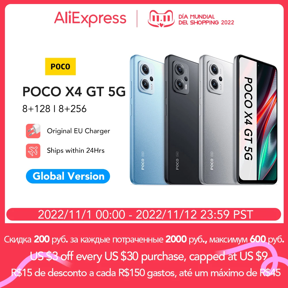 Tanie POCO X4 GT 5G 8GB 256GB 128GB Wersja Globalna Smartphone | NFC | Sklep Google Play | Oryginalny Nowy | Zapieczętowany | Towar Z Magazynu Ceny POCO X4 GT 5G 8GB 256GB 128GB Wersja Globalna Smartphone | NFC | Sklep Google Play | Oryginalny Nowy | Zapieczętowany | Towar Z Magazynu