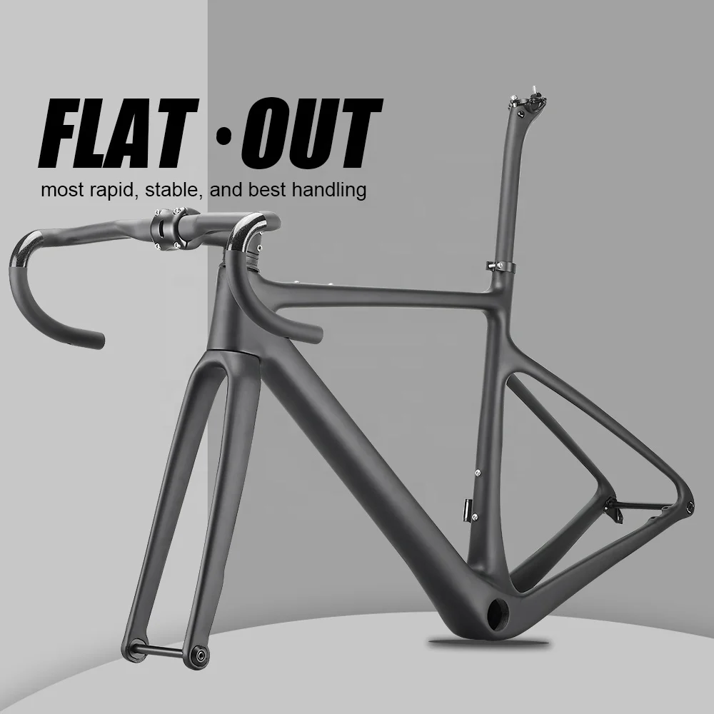 Гравийная рама из углеродного волокна BB79 Ультралегкая шоссейного гоночного