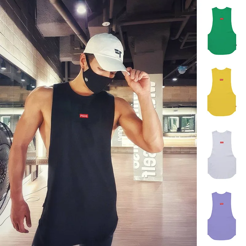 

Summer New Men's Quick-drying Vest Loose-fitting Men's Sports Sleeveless Top Korean Version of The Tide Brand