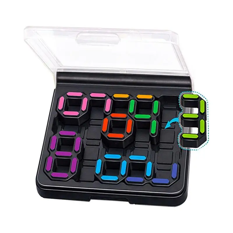 

Number Slide Puzzle Toy Logical Thinking Training Educational Toy Fun Early Educational Children Digital Mini Puzzle Toy