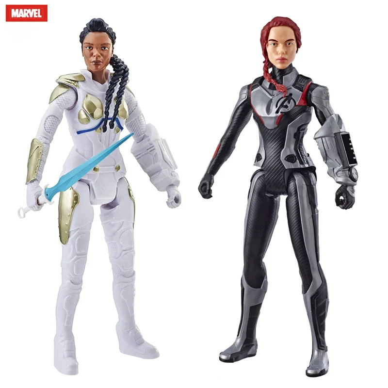 

Marvel Мстители 4 черная вдова Ушен боевой костюм аниме ручной работы ПВХ кукла Мужская игрушка кавайное украшение мини