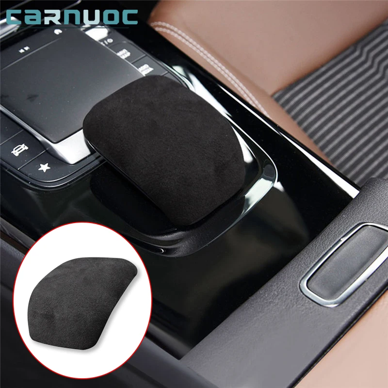 Замшевая центральная консоль для Mercedes Benz A-Class 2018 2019 2020 2021 2022 ручка переключения