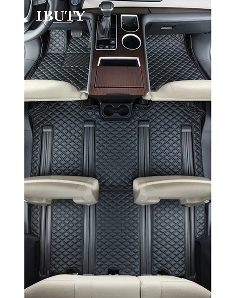 

For Toyota Sienna 2021 2022 7 Seats Accessories Single Layer Car Floor Mats Auto Anti-dirty Foot Mats Liner Carpets Cover