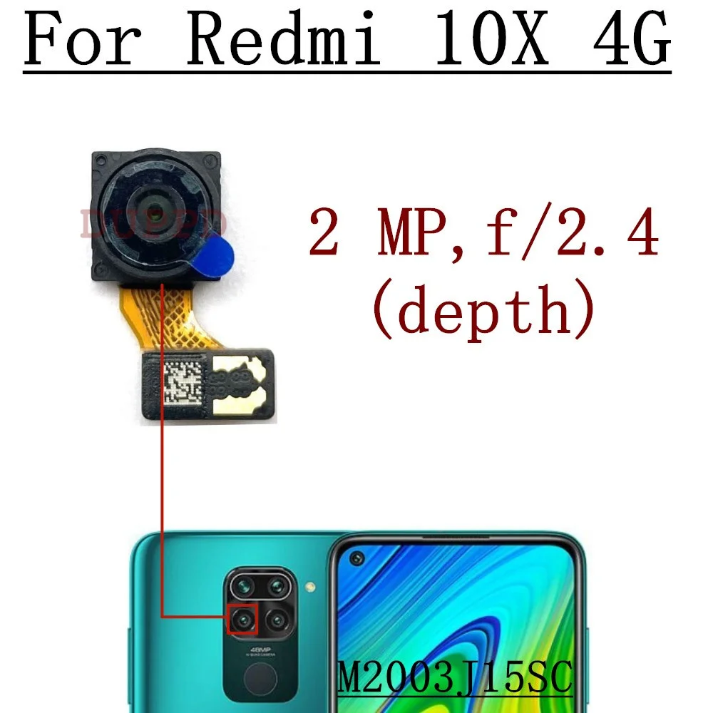 Модуль передней и задней камеры для Xiaomi Redmi 10X 4G M2003J15SC запасные части замены