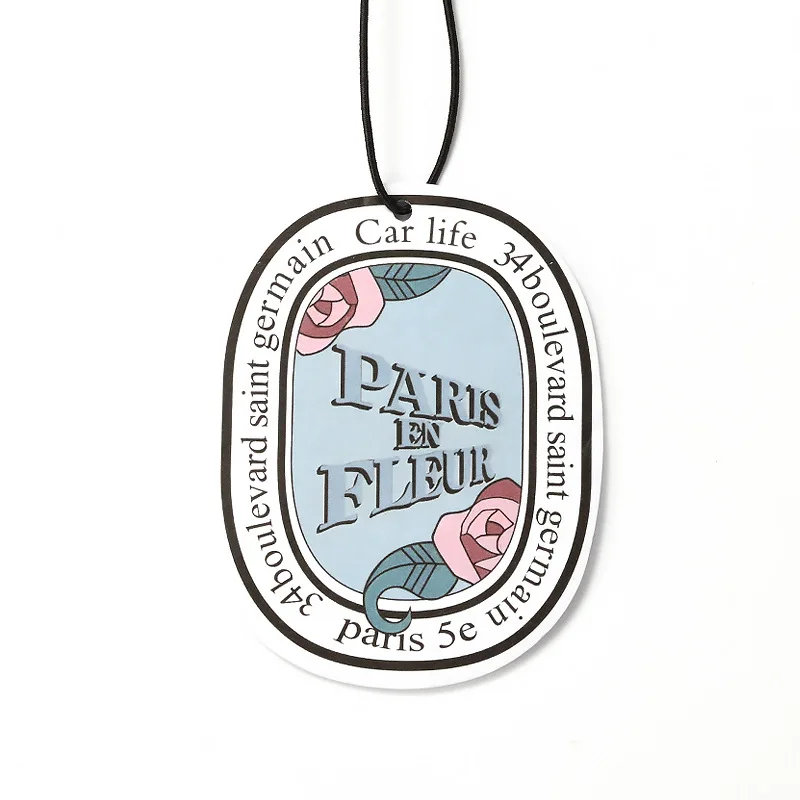 

5pcs Car-mounted aromatherapy pendant car perfume for women in car internet red light fragrance high-grade pendant ince