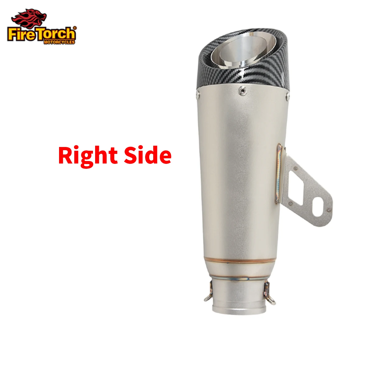 

Универсальный глушитель для выхлопной трубы мотоцикла Z1000 S1000RR CBR650R, глушитель левый и правый из титанового сплава, 51 мм, 60 мм