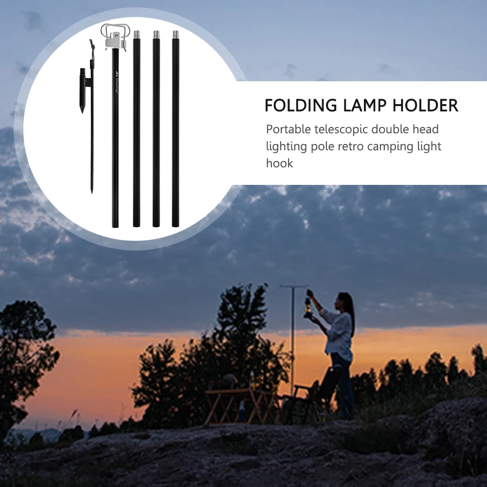 

Многофункциональная вешалка для рыболовных фонарей, портативный съемный крючок из алюминиевого сплава для ламп для пеших прогулок, рыбалк...