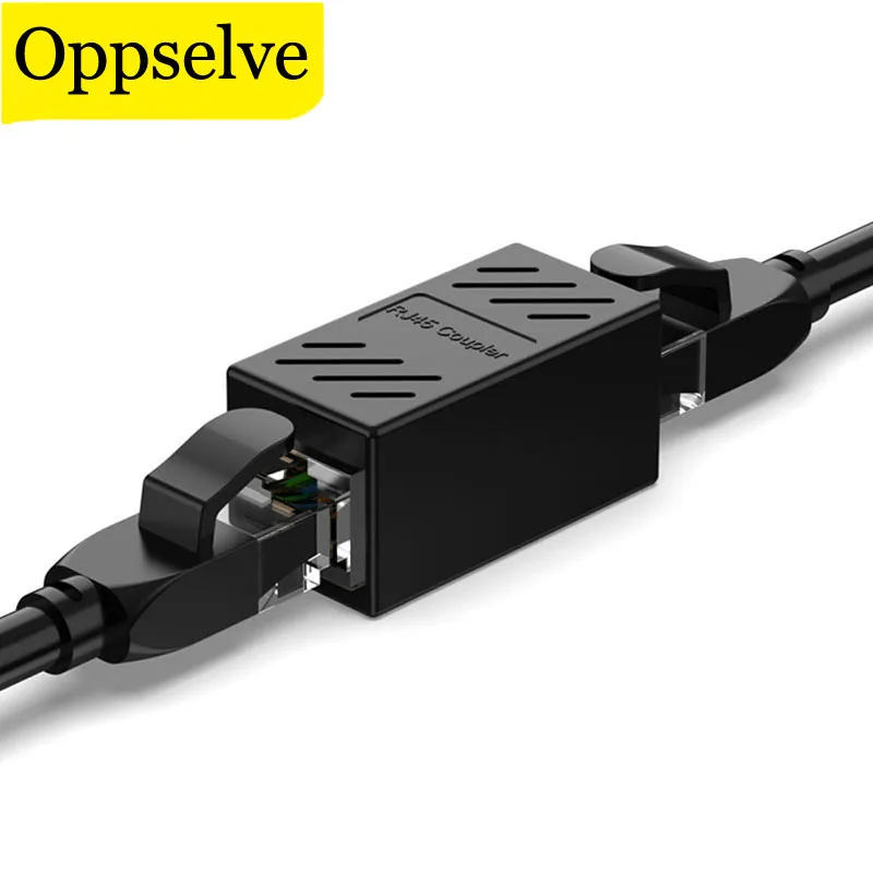 

6813 NO.2Connector Netwerk Extender Ethernet Kabel RJ45 Verlengkabel Adapter Gigabit Interface Vrouwelijke Aan Vrouwelijke