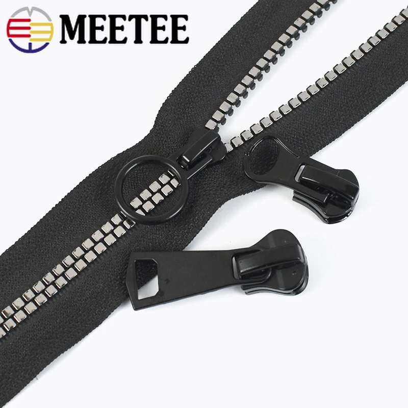 Meetee 10 шт. слайдеры на молнии для 3 #5 #8 #10 #15 # резиновый Съемник одежды куртки