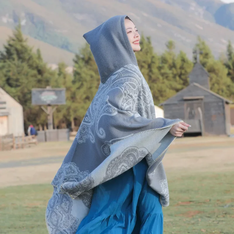 Женская накидка FZSLCYIYI богемный принт