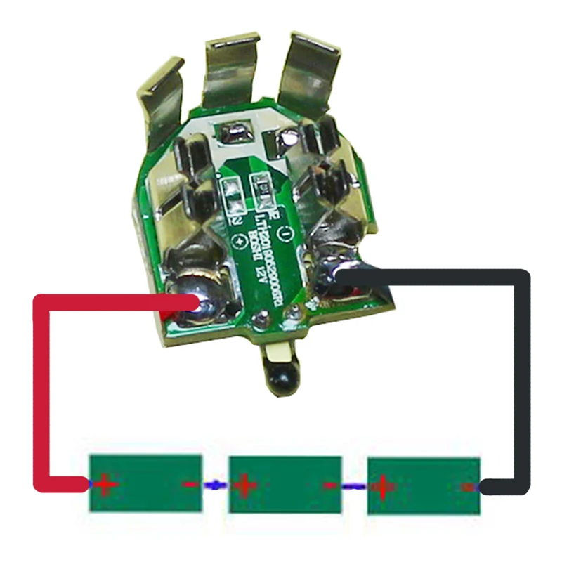 

3cell Li-Ion Battery Plastic Case PCBcharging Protection Circuit Board For Bosch 10.8V 12V BAT412A Enclosure Box BAT413A BAT411A