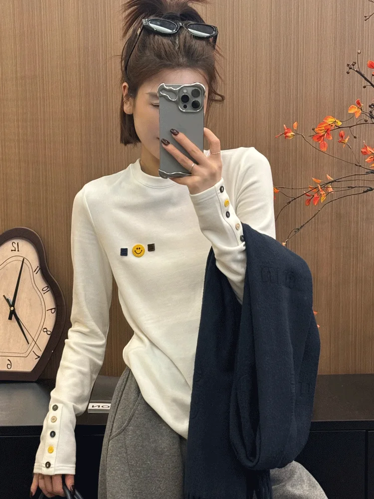 High Sense супер красивая внутренняя одежда на флисовой подкладке нижняя рубашка