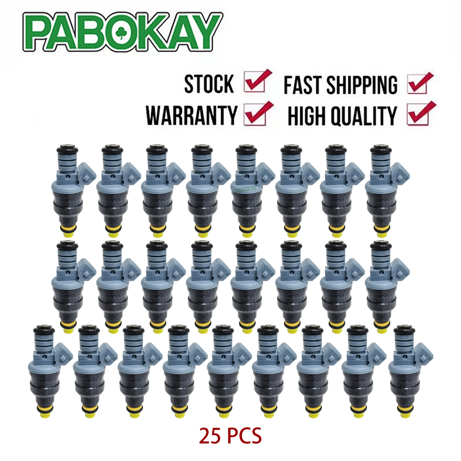 

25 pieces x Brand New Fuel Injector 1600cc 152lb/hr For Mazda RX7 1986-1992 0280150842 0280150846