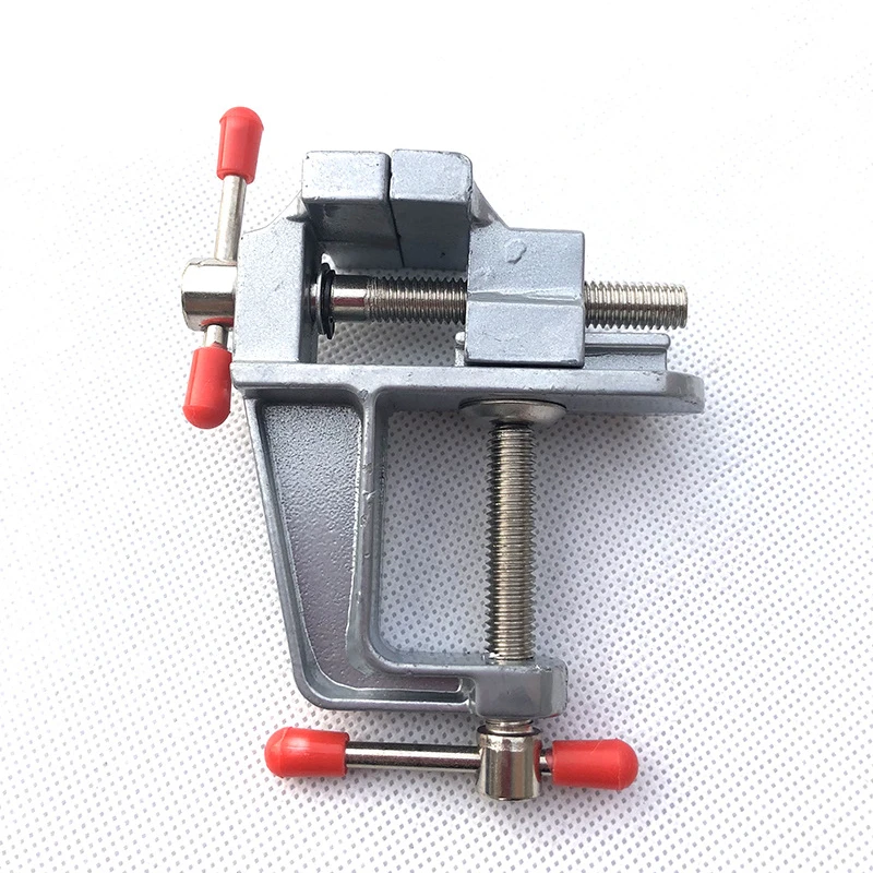 

Mini Bench Vise Multifunction Table Screw Vise Aluminium Alloy 30mm 360° RotationTable Bench Clamp Vise for Mold Fixed Repair