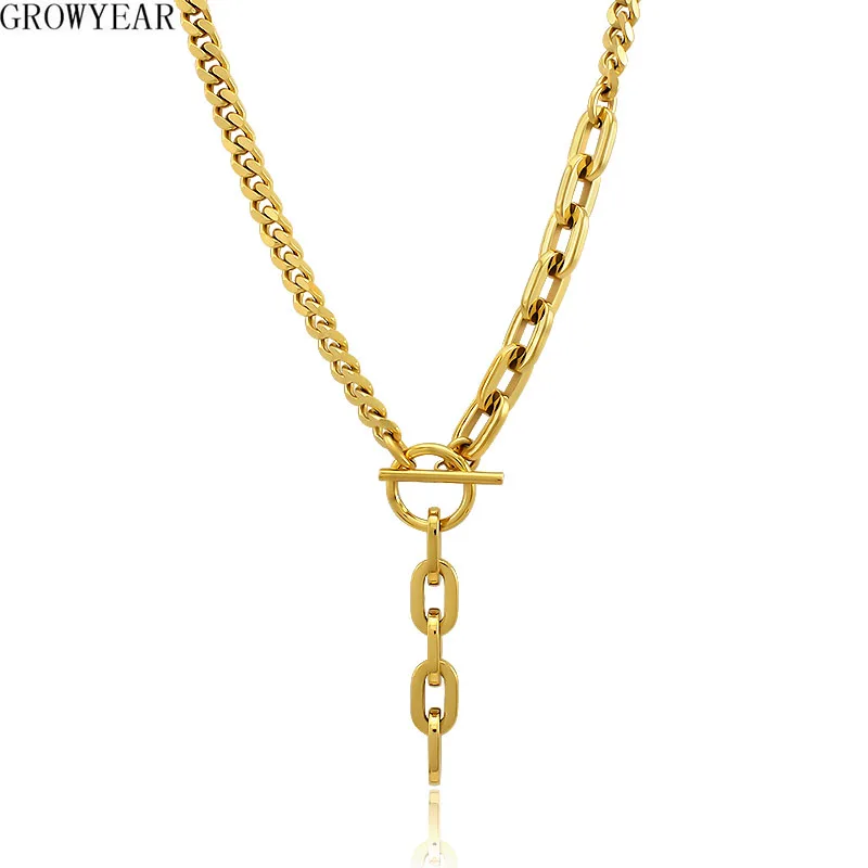 Хип-хоп из нержавеющей стали кубинский звеньевой цепь для женщин и мужчин