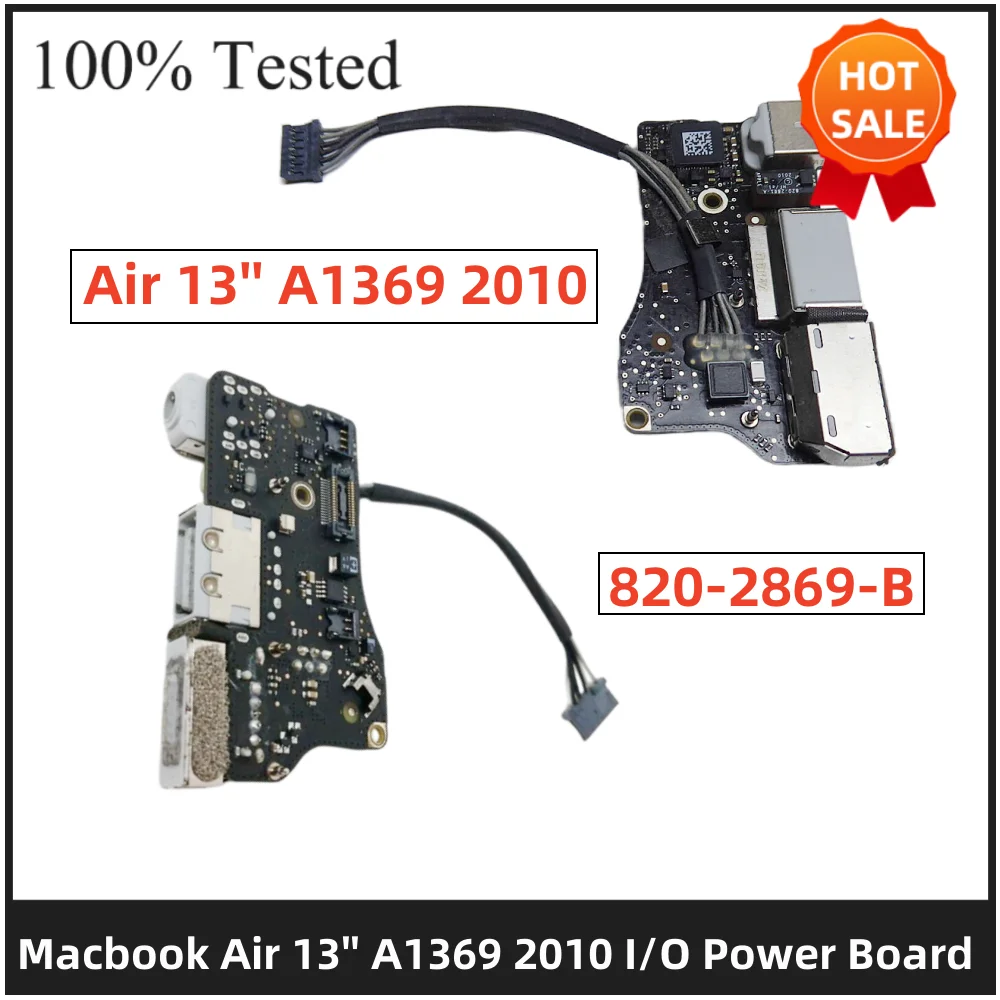 661-5792 I/O аудио USB MagSafe плата для MacBook Air 13 &quotA1369 2010 EMC 2392 820-2869-A постоянного тока -