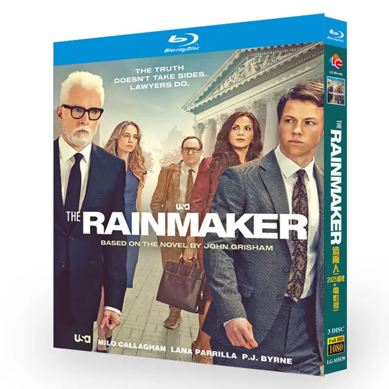 BD Blu-ray: Телесериал «Дождевик» (The Rainmaker) 2025, издание серии + киноверсия, 3-дисковый бокс-сет (art.: 3920da6dbbd02) - 3920da6dbbd02